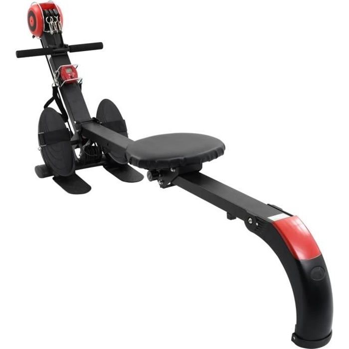 Luxueux Magnifique-Machine à ramer fitness Sport cardiotraining Silencieuxpliable Résistance réglable