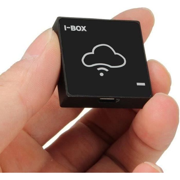 Wireless WiFi Disk Mobile Disque Dur Serveur Mémoire Drive Storage Micro SD-TF Noir*SQ