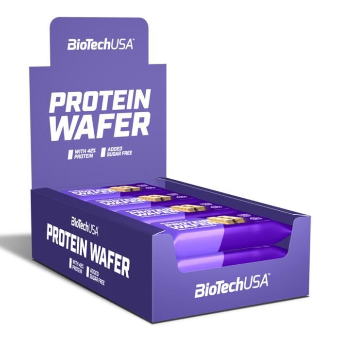 Barres protéinées Protein Wafer - Vanilla Boite de 12