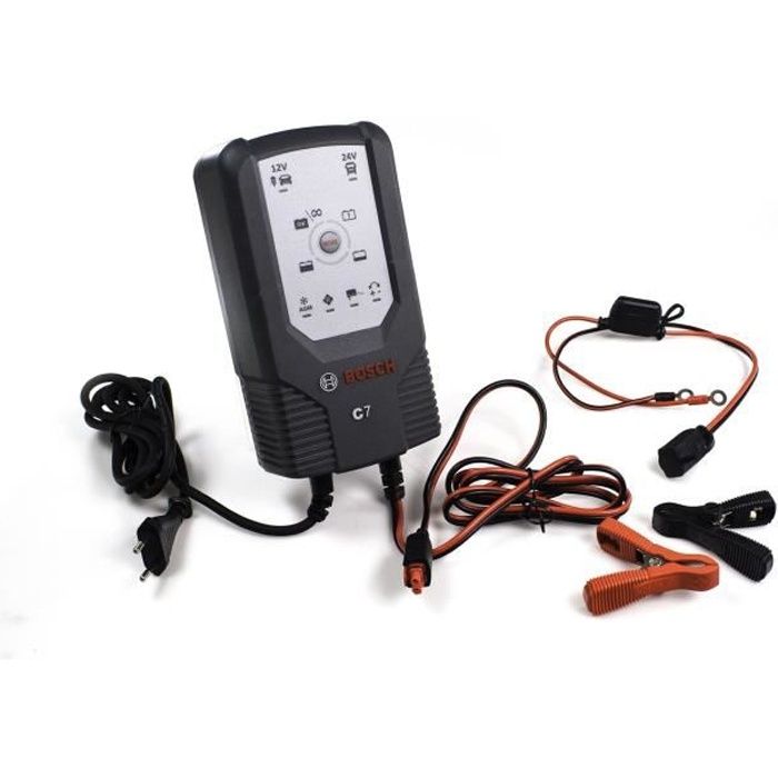 BOSCH - Chargeur de batterie C7 - 12/24V