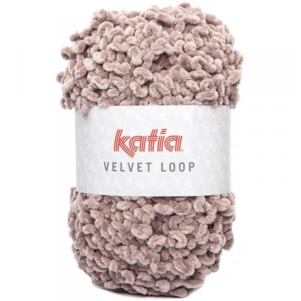 Laine VELVET LOOP Katia 102 Poudre