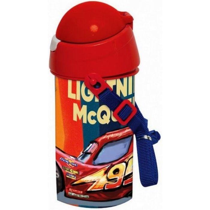 Gourde Cars Enfant Bouteille Sangle réutilisable Paille GUIZMAX