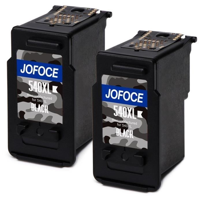 Jofoce Compatible Canon PG-540XL PG-540XL Cartouche d encre Multipack pour Canon Pixma TS5150 Pixma MG4250 Canon MX455
