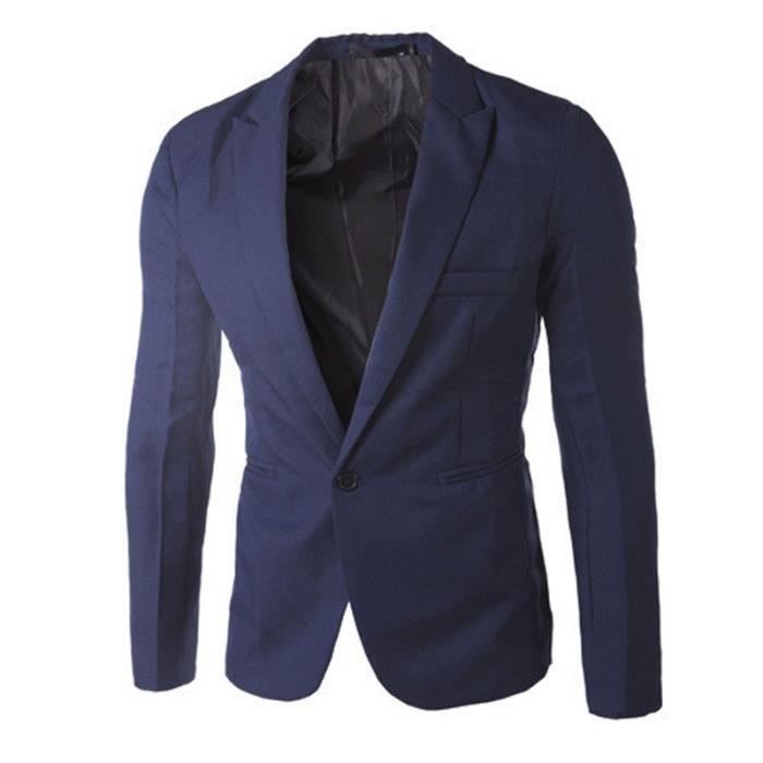 Veste Homme Veste de costume Veste slim Veste de mode Manteau de printemps