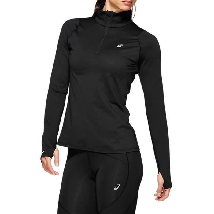 Asics Femme Thermopolis 1-2 Zip T Shirt De Running