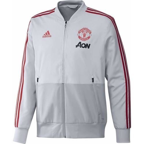 Manchester United FC Survêtement Football Adidas Presentation 2018/19 GRIS