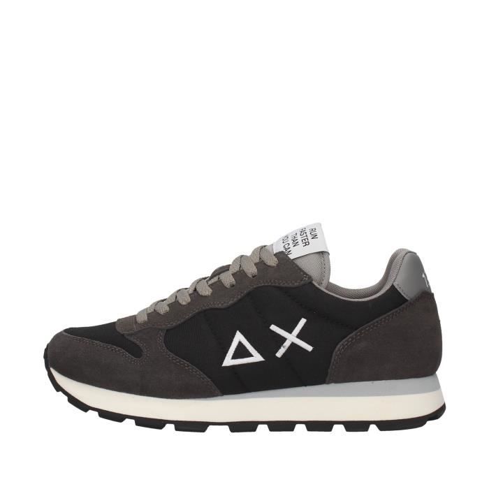 Sun68 Z40101 chaussures de tennis faible homme NOIR