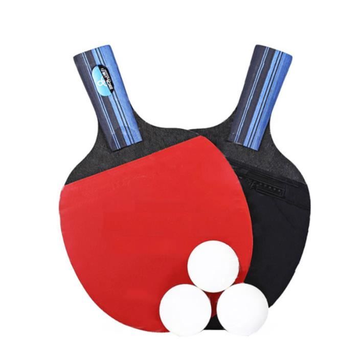 1 jeu de raquettes de tennis de table Double face professionnelle raquette RAQUETTE DE TENNIS DE TABLE - CADRE DE TENNIS DE TABLE