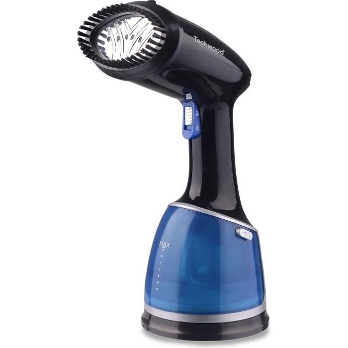 TECHWOOD TDV-1206 - Defroisseur Vertical - 25g/min - 220ml - Position vapeur continu - Autonomie:10mn - Arrêt automatique