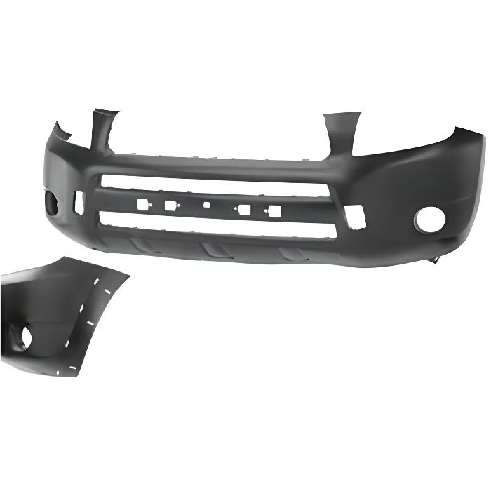 Pare chocs avant pour TOYOTA RAV4, 2006-2009, avec embout d'aile, Neuf à peindre.