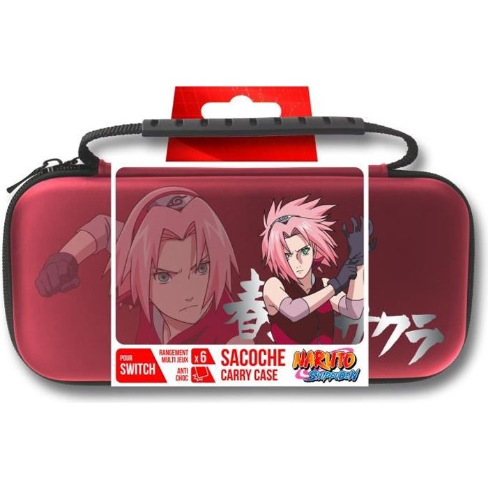 Sacoche Naruto Shippuden Taille XL Sakura Série Limitée pour Nintendo Switch