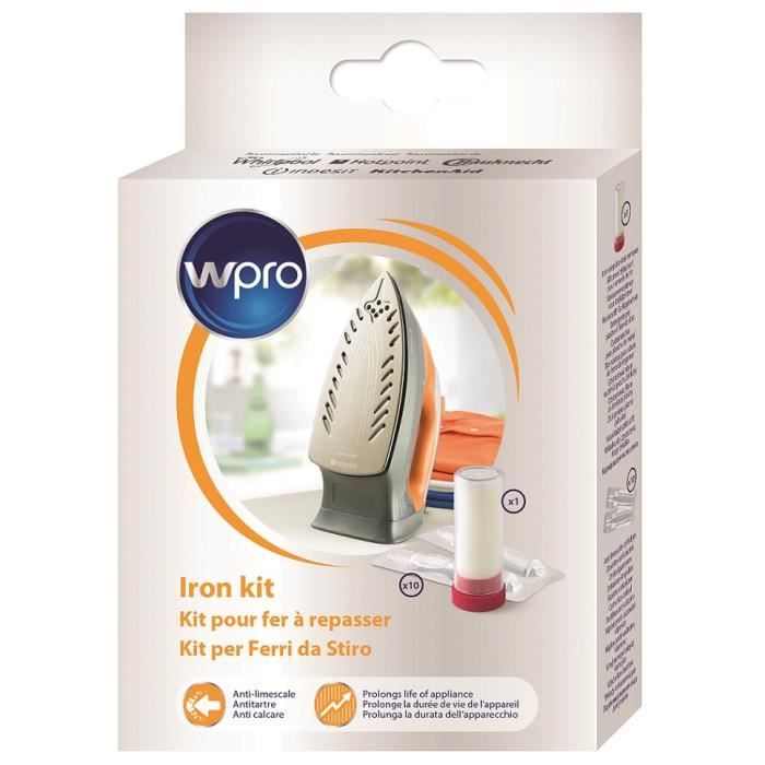 Wpro IRO011 - Kit fer à repasser & centrale vapeur
