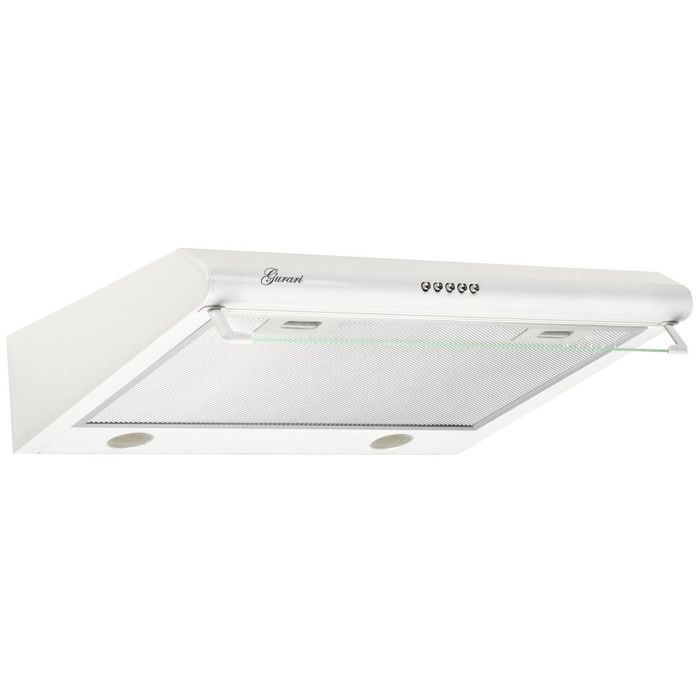 Hotte Encastrable Glem GHC640IX - 60cm - 2 Moteurs - Filtre Charbon - Finition Inox Brossé