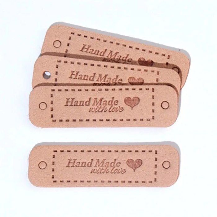 Lot De 75 étiquettes En Cuir PU Vierges - 4,5x1,2 Cm, 5 Couleurs, Pour Couture Et Loisirs Créatifs