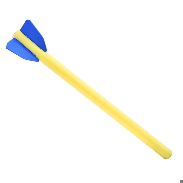 FainFun Javelot Vortex En Mousse – Fusée Sifflante Souple Pour Enfants Et Adultes – Plage, Piscine, Jardin – 32,5 Cm – Jaune