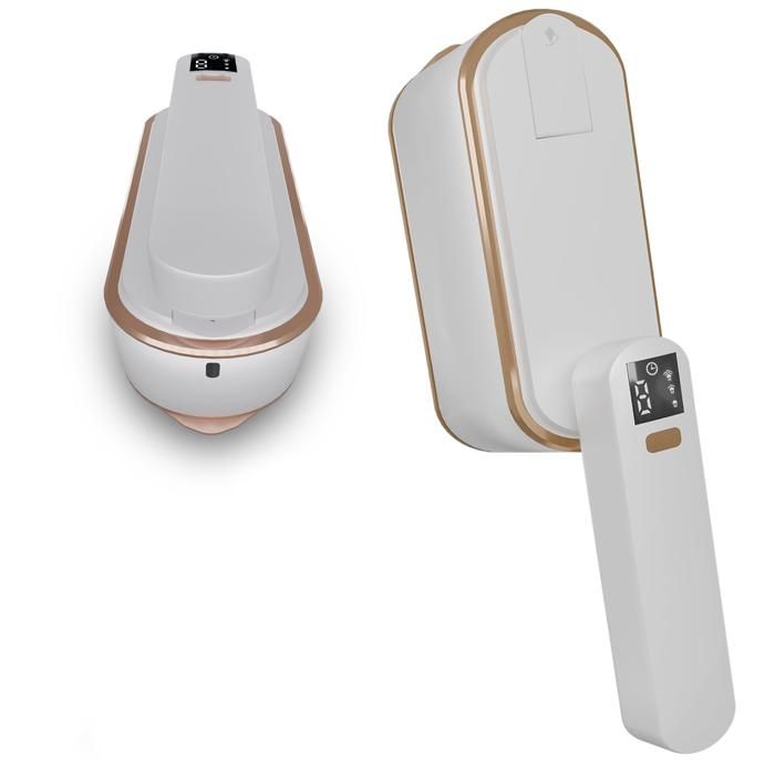 Mini fer à vapeur portable de voyage - Chauffage rapide 1200 W en 10 secondes affichage numérique - Blanc - Chronus