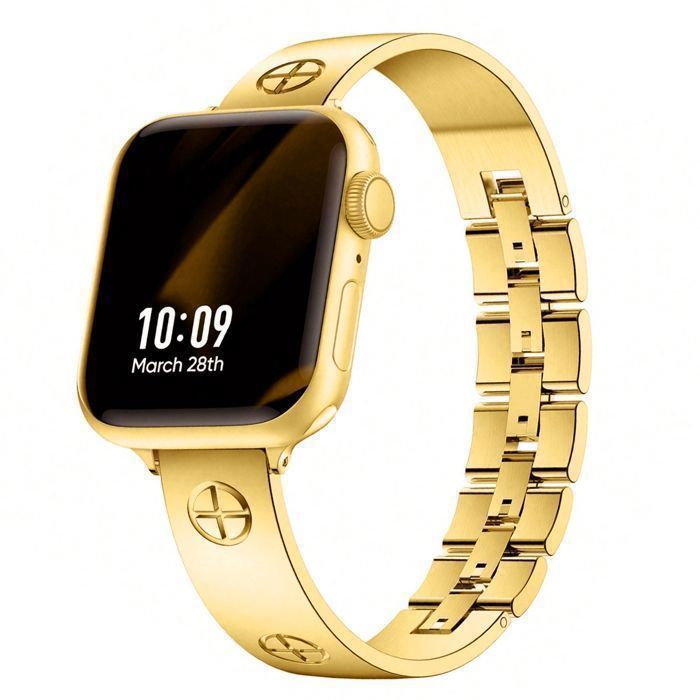 Gold Apple Bracelet Inox Apple Watch FFO2World Bracelet Style