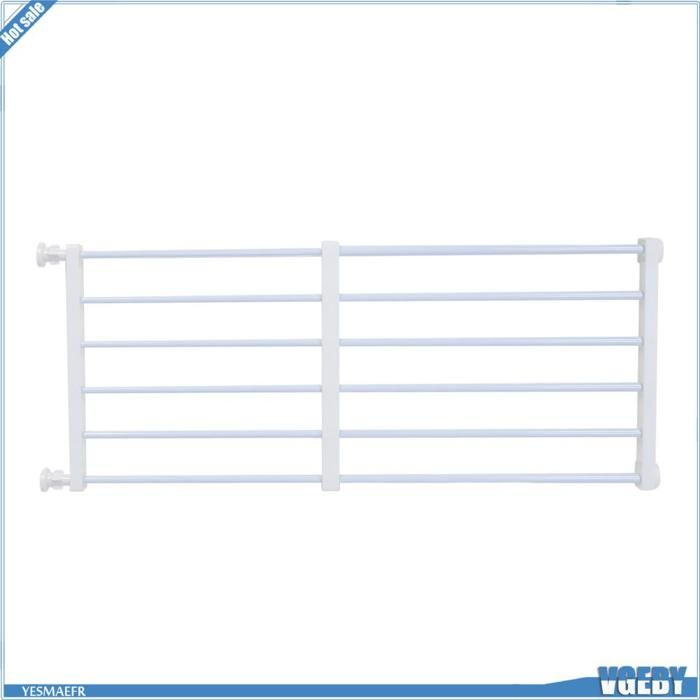 VGEBY Porte courte pour chien Barrière Pour Chien Extensible Courte Petite Barrière Pour Animaux animalerie coussin Noir M