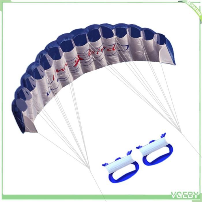 Cerf-volant à double ligne - FAFEICY - Fafeicy - Polyester 210T - 140×60 cm - Bleu