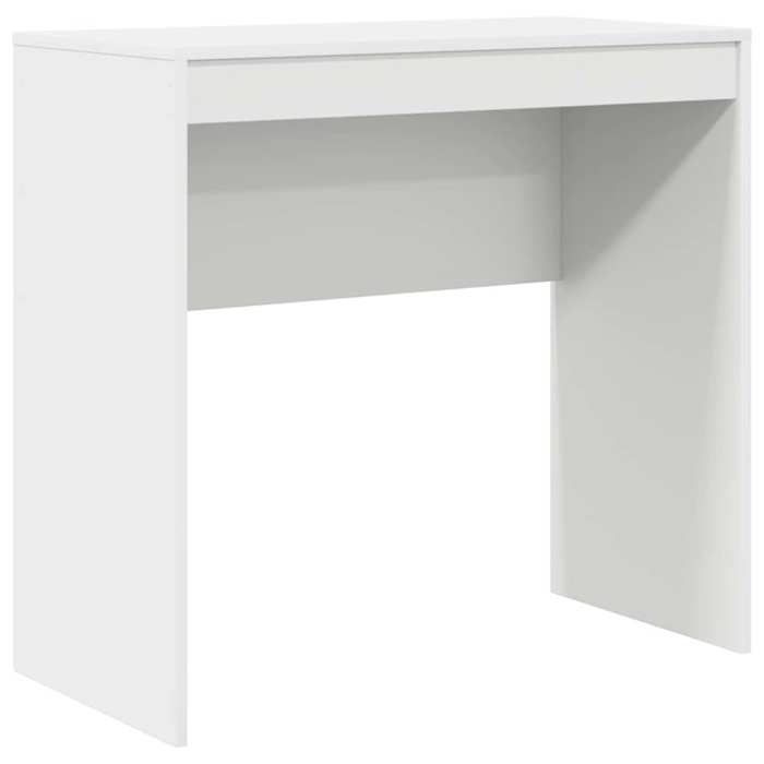 Blanc Table de travail - Bureau Blanc 80x40x76 cm m7911