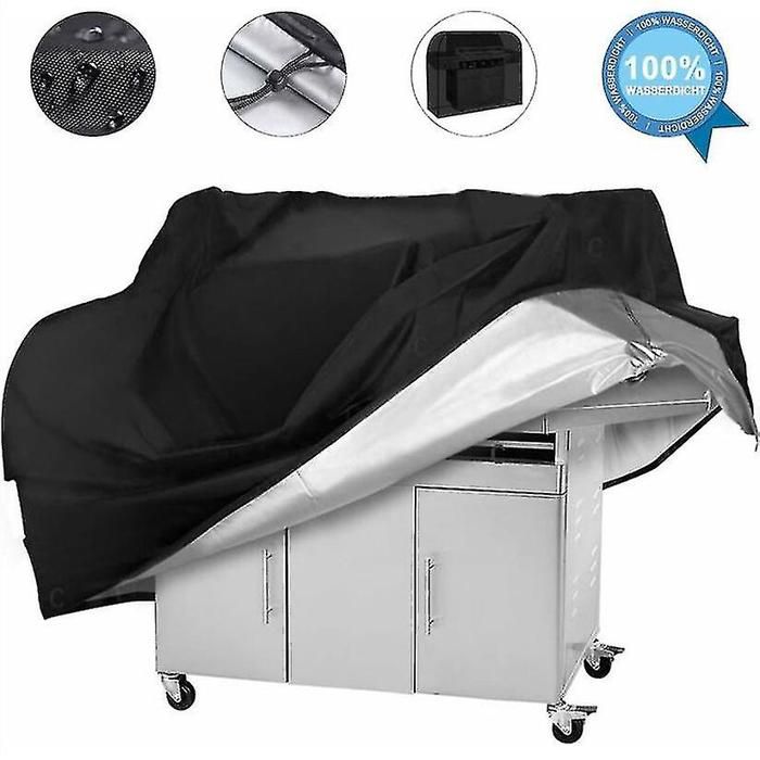 Housse de barbecue imperméable 145 x 61 x 117 cm noire