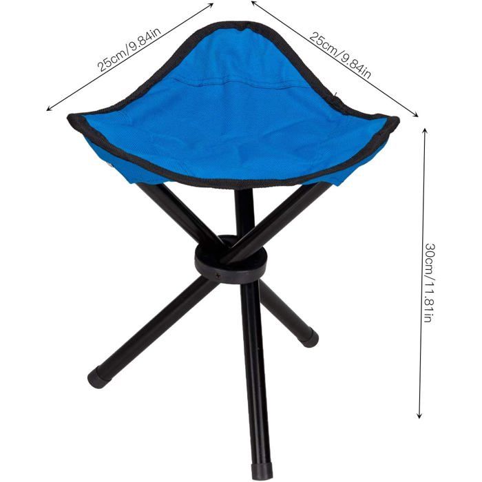 Tabouret télescopique arc-en-ciel JeiibrZui avec LED - Réglable de 6 cm à 45 cm - Portable - Idéal pour le camping la pêc 0I082601