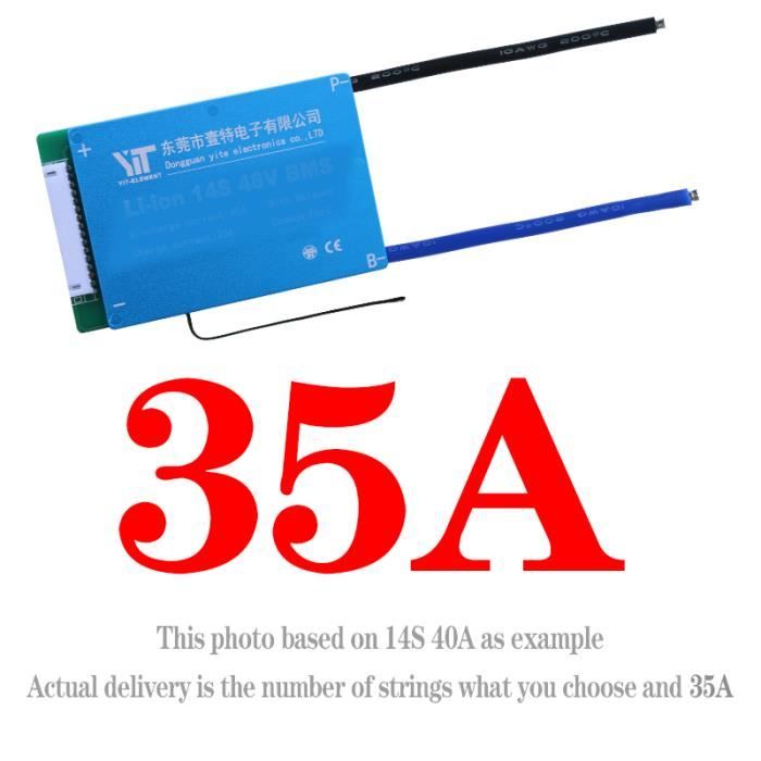 35A-Li-ion 17S 60V-Li-ion 1Bms Lmo Li-polymère Balance Batterie Au ...