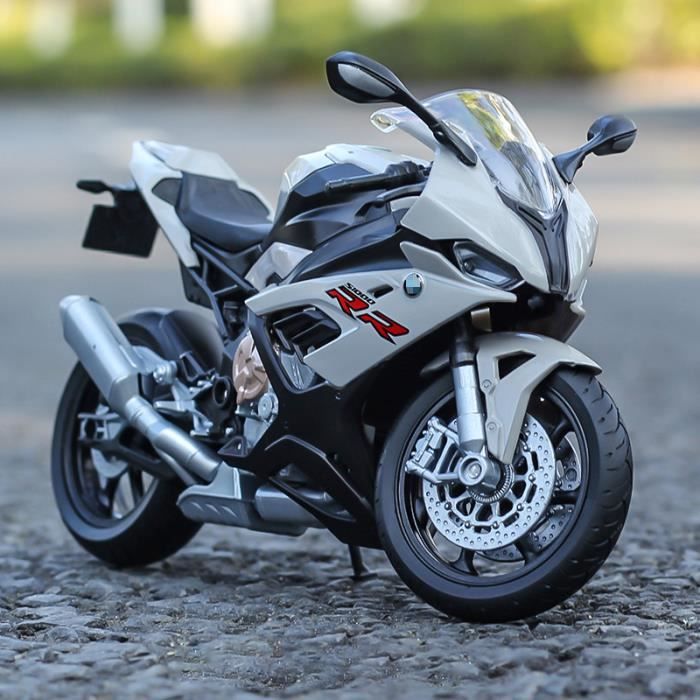 Boîte en mousse grise)WELLY 1:12 BMW S1000RR alliage sport moto modèle