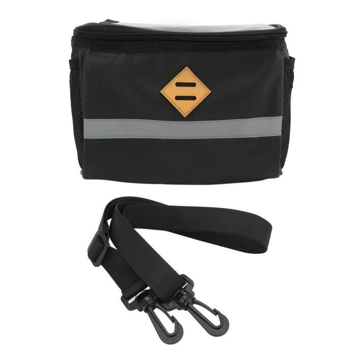 Akozon sacoche de guidon avant de vélo Sac de guidon avant de vélo grande capacité sac de rangement avant de vélo panier