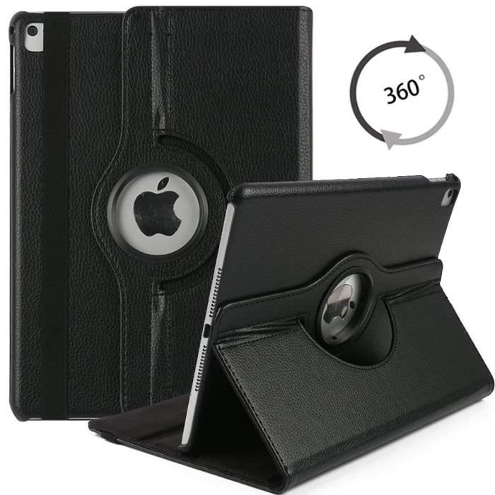 Coque Rotative 360 Noir pour iPad 10 (10e génération 2022) - Housse Etui  Protection Portrait Paysage Anti Choc Phonillico® - Cdiscount Informatique