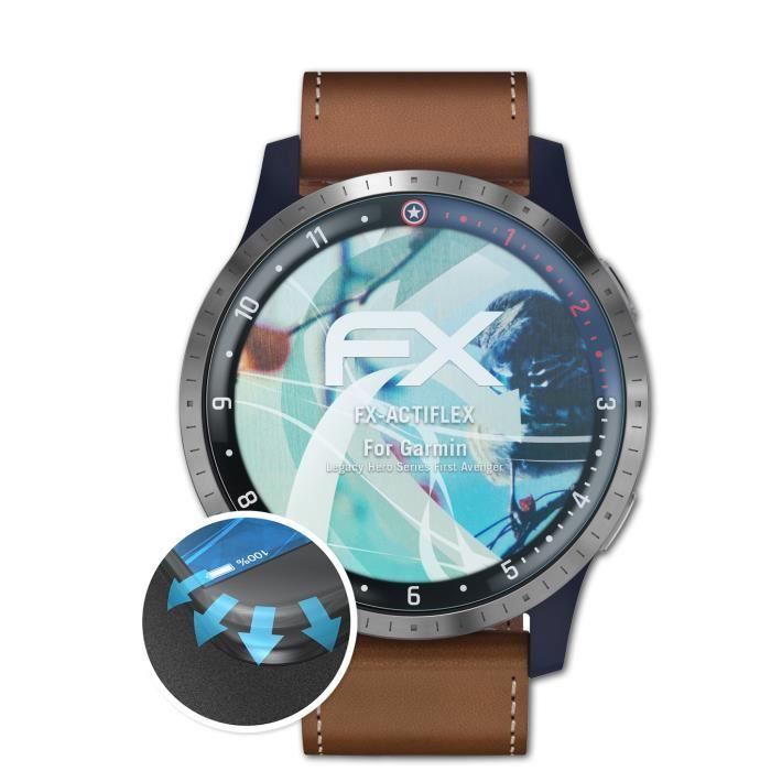 AtFoliX Protecteur d'écran convient pour Garmin Legacy Hero Series First  Avenger, ultra clair et flexible FX Film Protecteur (3X) - Cdiscount  Téléphonie