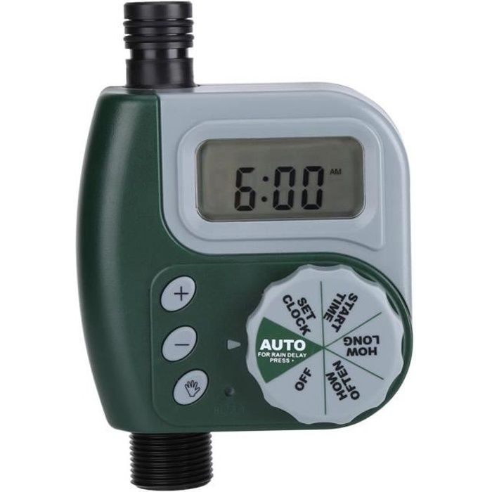 Minuteur D'arrosage Automatique Mécanique Pour Jardin - Programmable De 0 à 120 Minutes, Sans Pile !