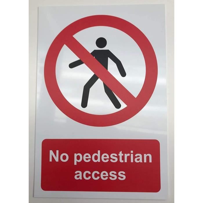 Indigos Ug – Adesivo – sicurezza – attenzione Shop deposito segni commercio Counter Sign General Safety Sign – Adesivo adesivo 300 mm x 200 mm – Adesivo per ufficio, azienda, scuola, hotel