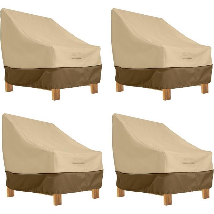 Classic Accessories Veranda Copertura Per Sedia Da Patio – Senza Braccioli O Sezionale, Colore Ciottolo/Corteccia/Terra