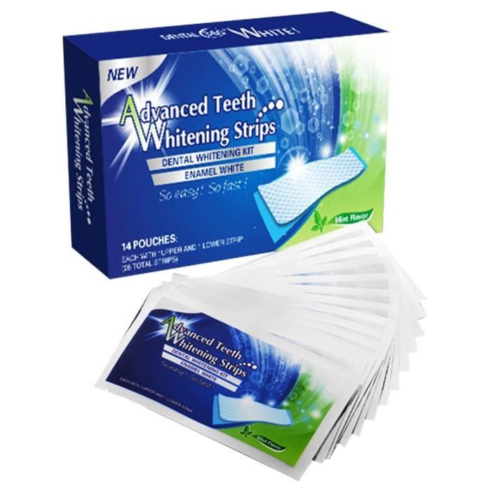 Les bandes de dents pour blanchir les dents blancheur dentaire Cdiscount Au quotidien