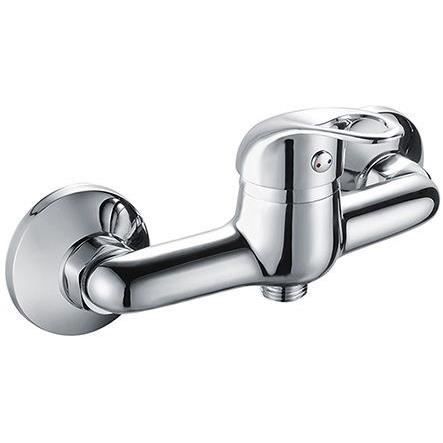 Mitigeur de douche - EDOUARD ROUSSEAU - Jocker - Design sobre - Poignée métal fine - Cartouche céramique Ø 35 mm - Chromé