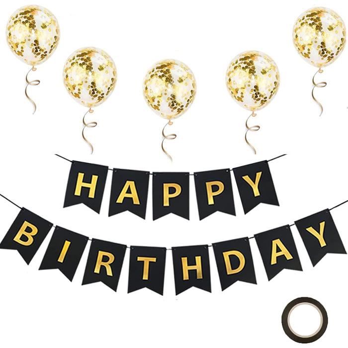 Happy Birthday Banderole, Happy Birthday Banner, Banniere Joyeux