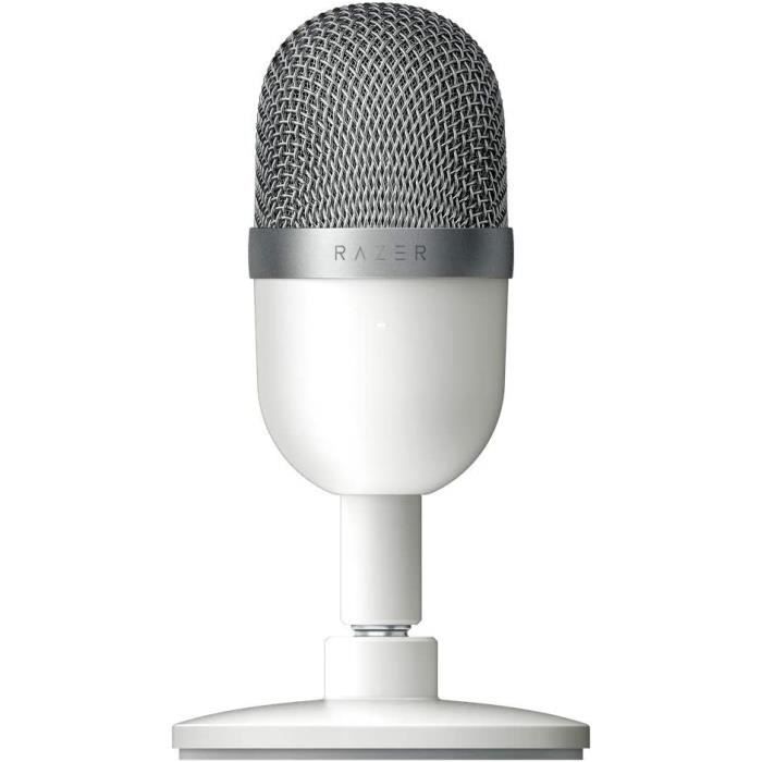 Razer Seiren X Quartz - Compact Condenser Microphone for Streaming (Supercardioid Directional Sensitivity, Built-in Shock Absorber, 3.5mm Jack) Pink Razer Seiren X Quartz - Compact Condenser Microphone for Streaming (Supercardioid Directional Sensitivity, Built-in Shock Absorber, 3.5mm Jack) Pink