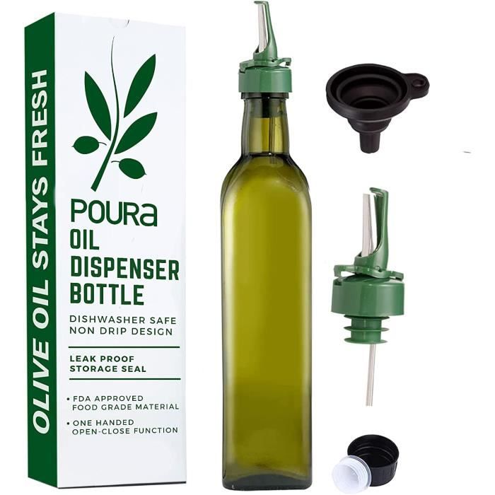 Cosyres Bouteille d'huile d'olive/vinaigre Drizzler, Bouteilles de