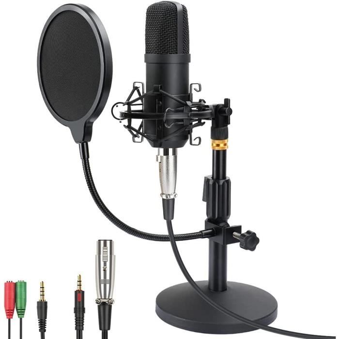 Microphone PC- microphone à condensateur USB -AccLoo - Microphone Plug and Play pour l'enregistrement professionnel | Cameroun Microphone PC- microphone à condensateur USB -AccLoo - Microphone Plug and Play pour l'enregistrement professionnel | Cameroun