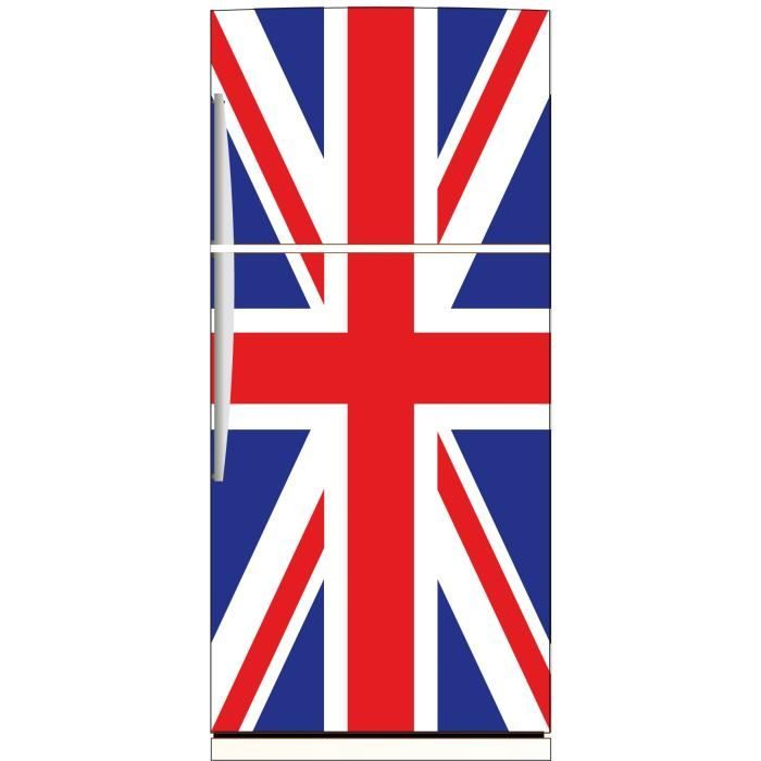 Magnet Frigo Drapeau Anglais Ref 514 Dimensions 60x170cm Achat Vente Stickers Cdiscount
