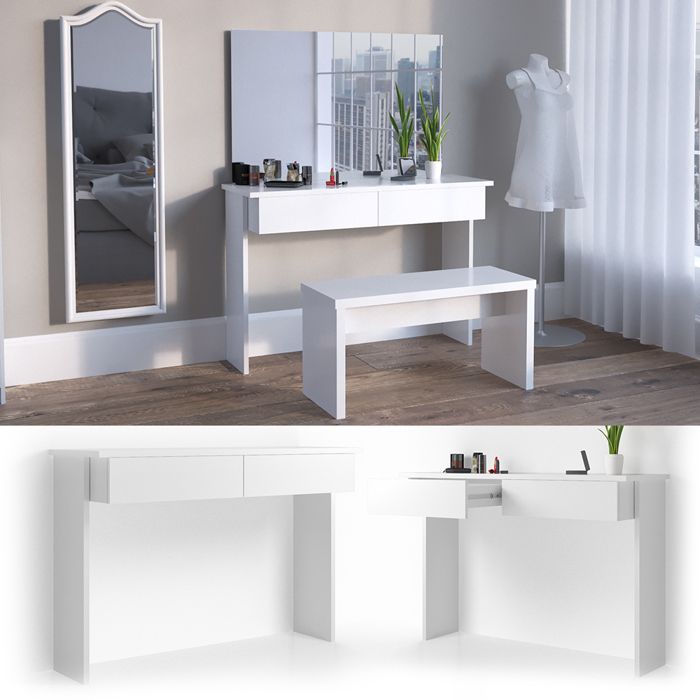 Coiffeuse sans miroir - Cdiscount