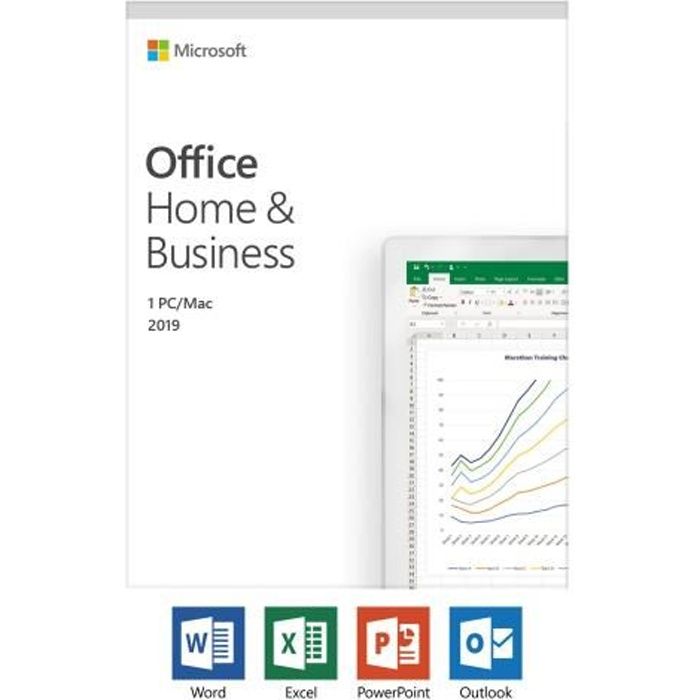 office 2019 famille et petite entreprise 1PC ou 1 Mac- achat définitif