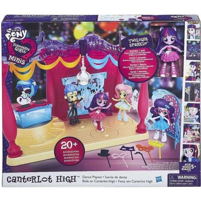 My Little Pony Equestria Girls Minis A à la disco - Hasbro - Jouet pour enfant - Plus de 20 accessoires