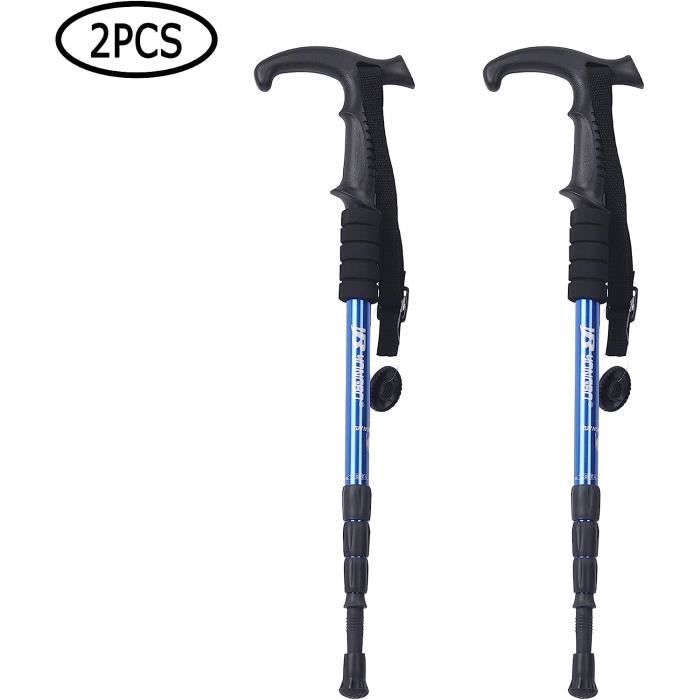 Bâton De Trekking Irypulse – Aluminium Aéronautique, 50-110 Cm, Antichoc – Pour Homme, Femme, Enfant