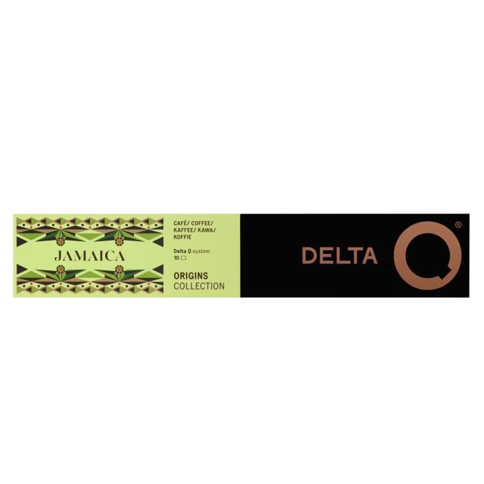 Delta Q Jamaica Etui de 10 Capsules Compatible uniquement machines
