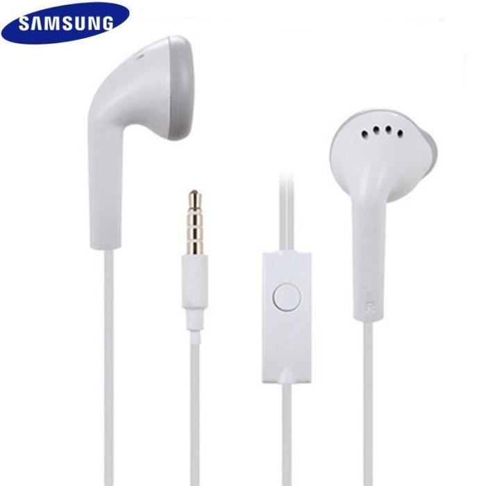 Casque audio,D'origine Samsung Écouteurs Sport Écouteurs Micro Pour Galaxy A3 A5 A7 A8 A9 J1 j2 Pro J5 J7 Note 3 4 5 8 - Type White