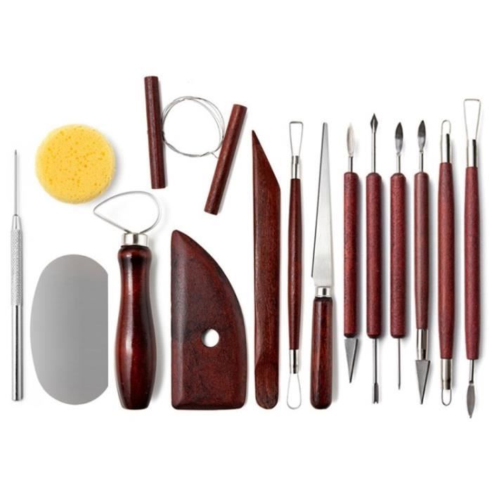 Lot De 6 Grattoirs En Acier Inoxydable Pour Poterie/argile - Taille 100 X 51 Mm - Pour Lisser, Façonner, Finir - Outil Sculpture