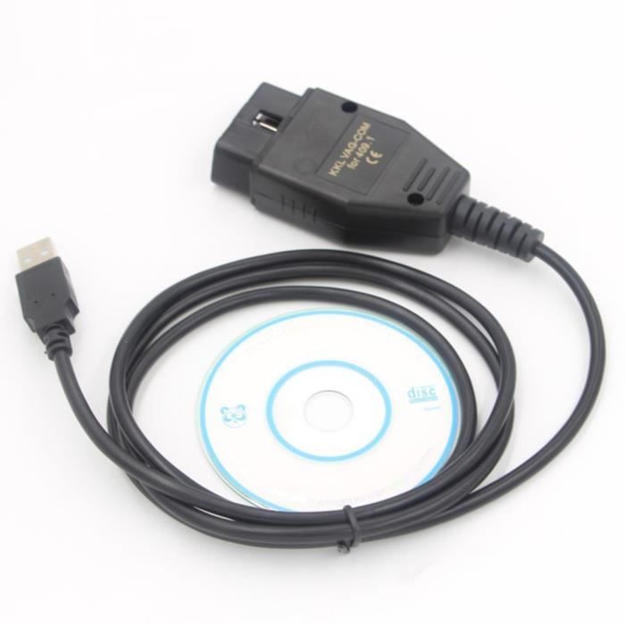 Câble USB Scanner VAG KKL - Interface De Diagnostic OBD2 Avec Puce FTDI  FT232RL Pour VAG 409.1 KKL, Version 409.1 -  - Valise  Diagnostique Pour Voiture/moto/camion