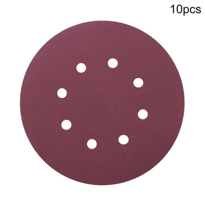 Auniwaig Lot De 5 Disques De Ponçage Ronds En Oxyde D'aluminium De 30,5 Cm - Grain 600 - Pour Ponçage, Meuleuse, Polissage, Accessoires